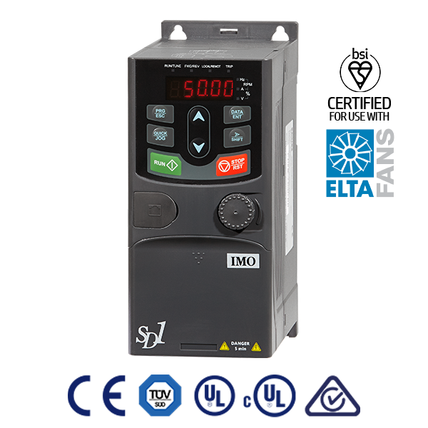 SD1-7.5A-21 - 1.5kW - 7.5A - 1PH- 230V - Variable Speed Drive