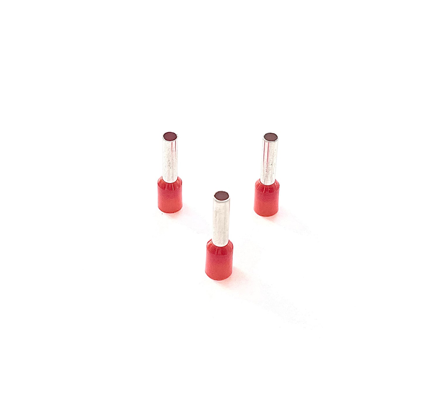 4mm Extra Long Pin Insulated Bootlace Ferrule (French) - Orange - Pack of 100