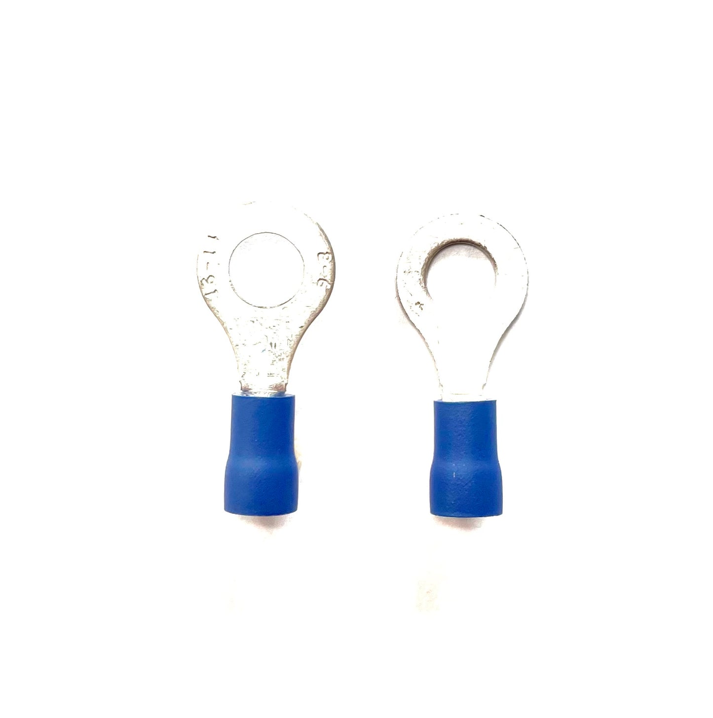 M6 - Ring Terminals - 6.5mm - Blue - Pack of 100