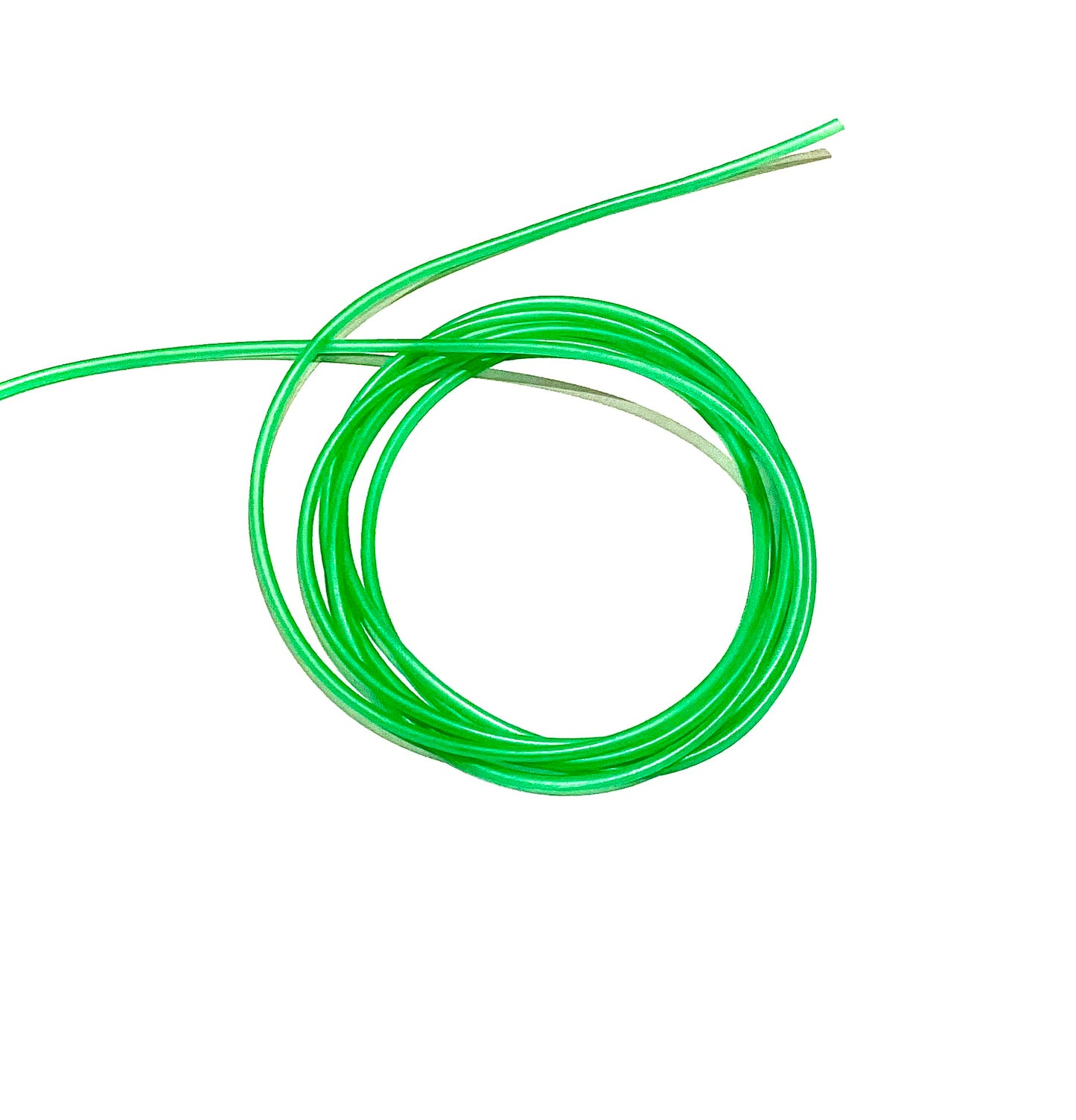 Green Silicone Sleeving - 2mm - 50m roll