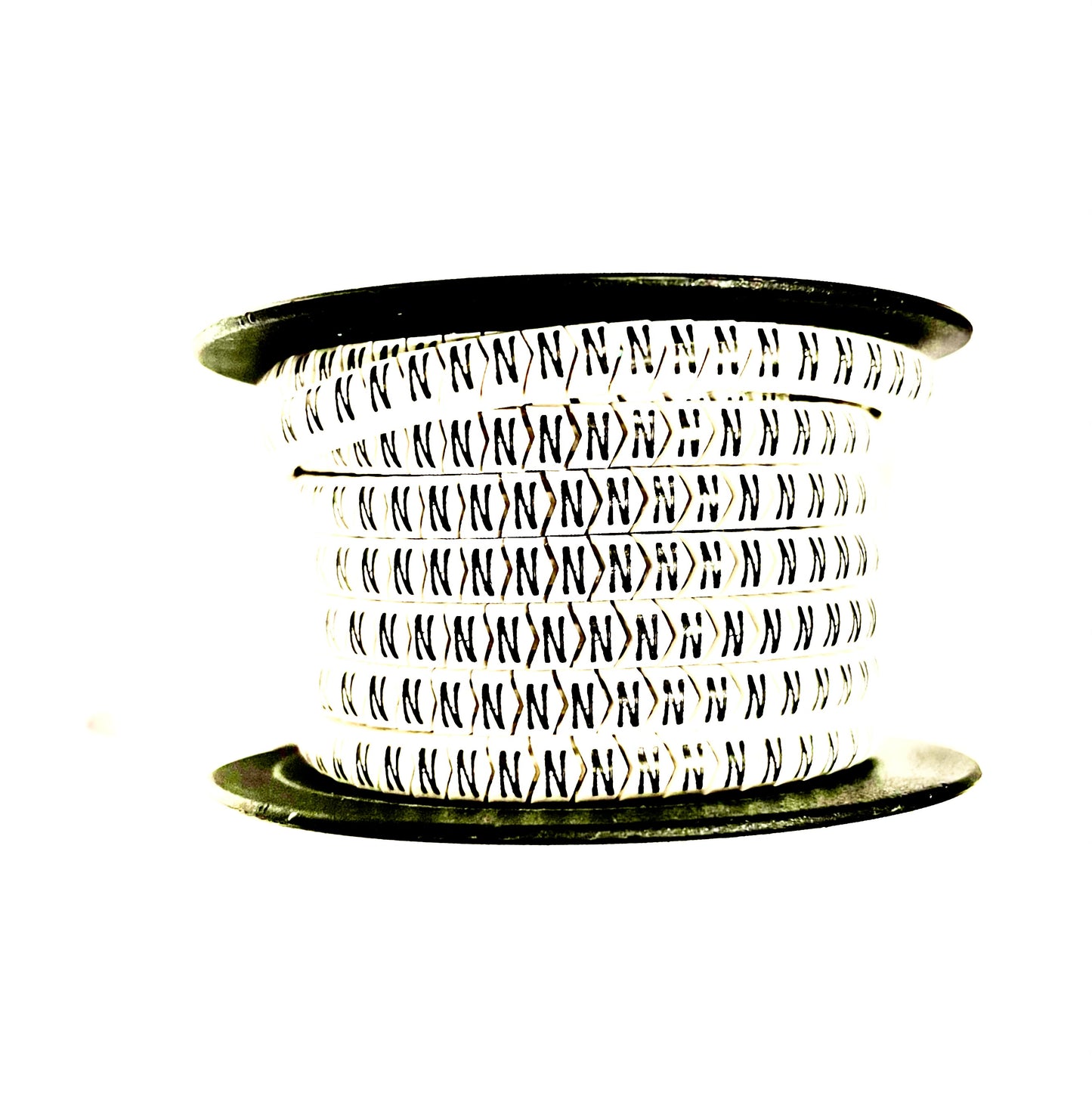 Partex - Cable Marker - Neutral (N) - Black on White - Reel of 1000