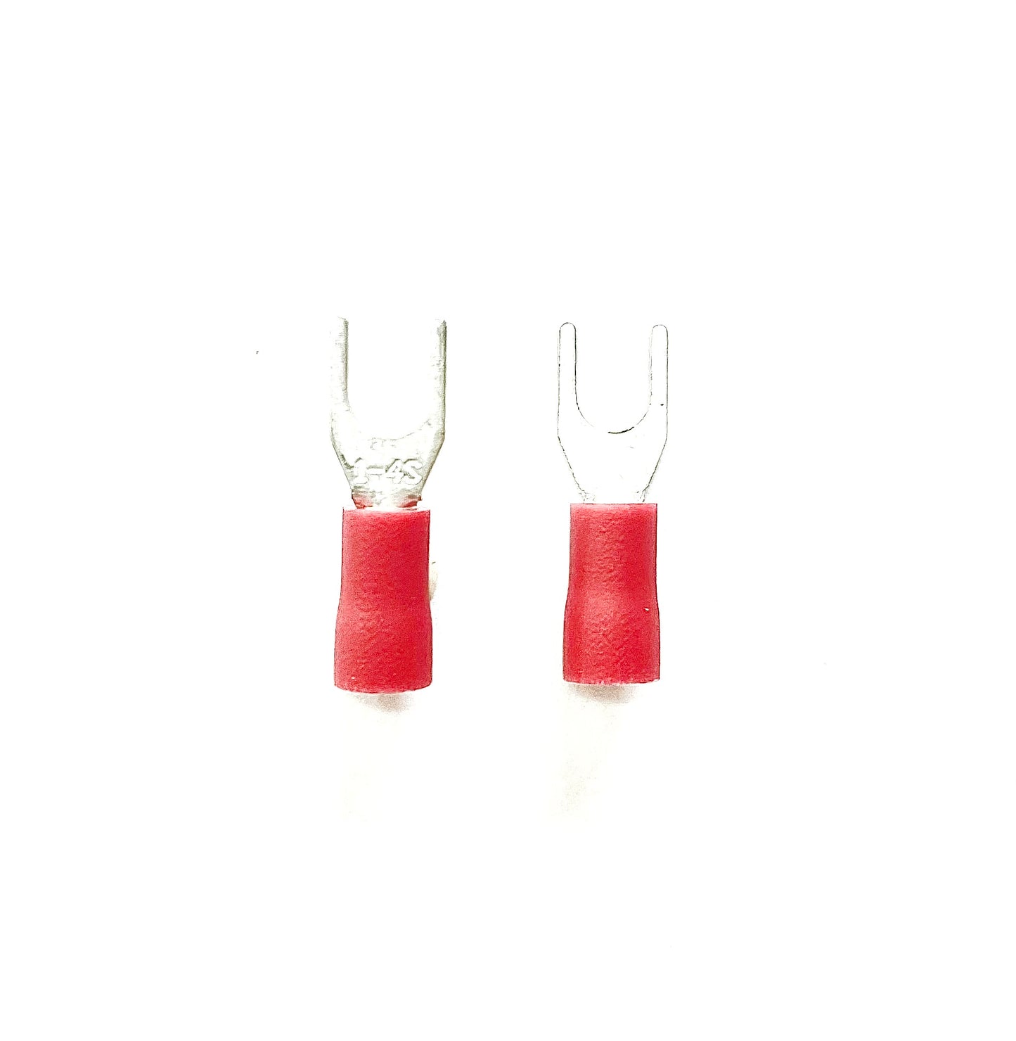 M4 - Fork Terminals - 4.3mm - Red - Pack of 100