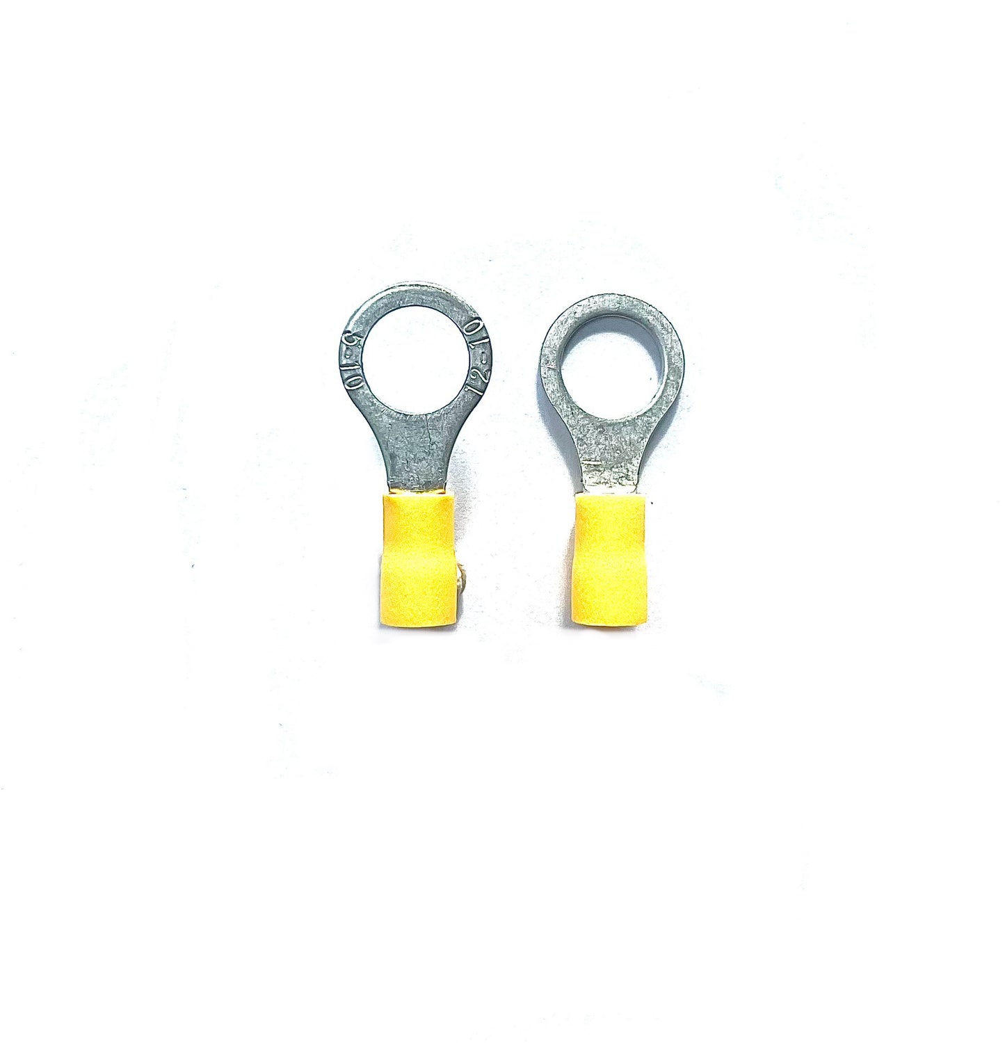 M10 - Ring Terminals - 10mm - Yellow - Pack of 100