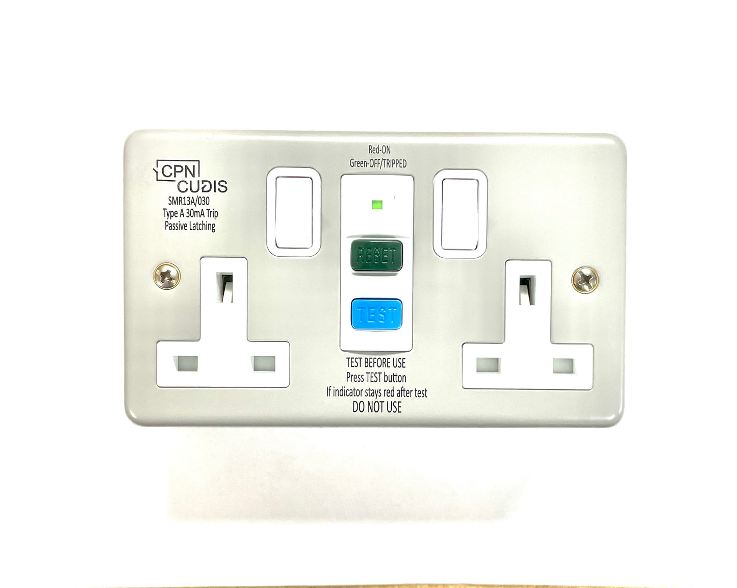Double Gang - RCD Protected Socket