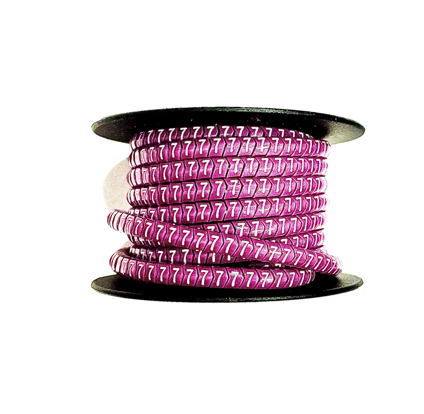 Partex - Colour Coded Cable Marker - Number 7 - Violet - Reel of 1000