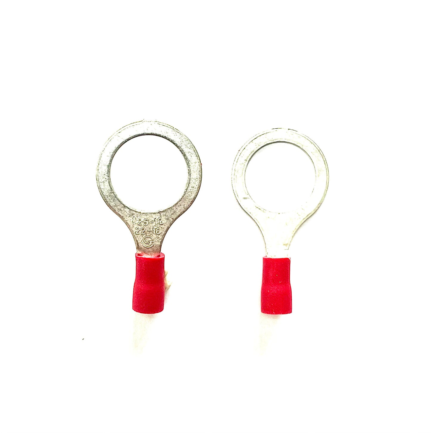 M12 - Ring Terminals - 12mm - Red - Pack of 100