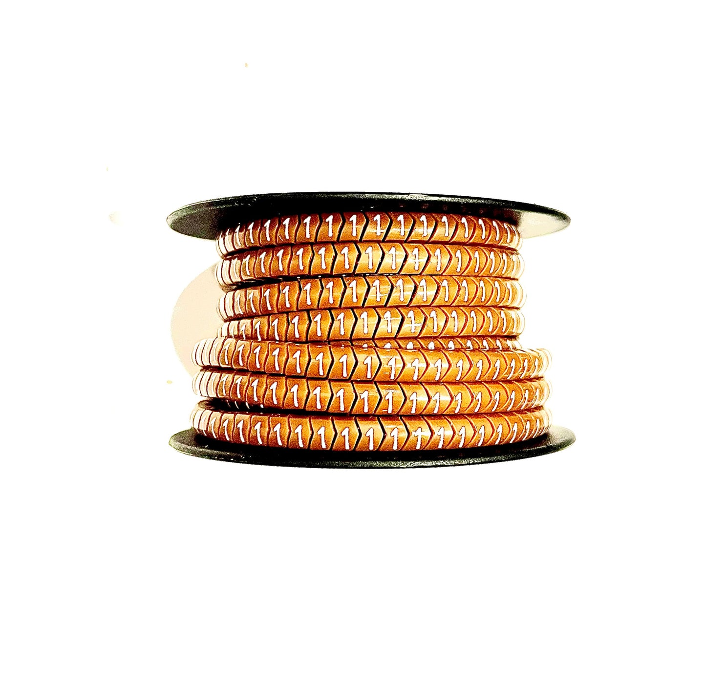 Partex - Colour Coded Cable Marker - Number 1 - Brown - Reel of 1000