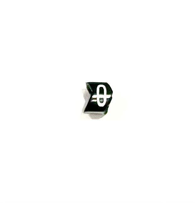 Bag of 200 - Colour Coded Cable Marker - Number 0 - Black