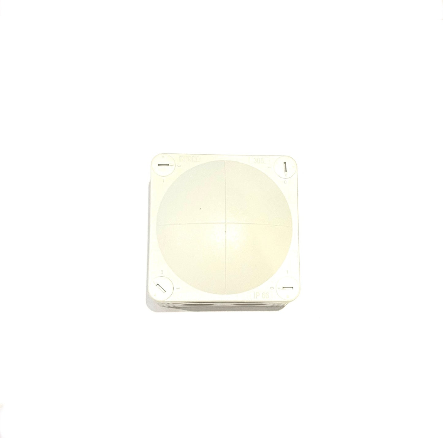 WISKA Junction Box with Wago terminal block - IP66/67 - 85 x 85 x 51mm - Light Grey