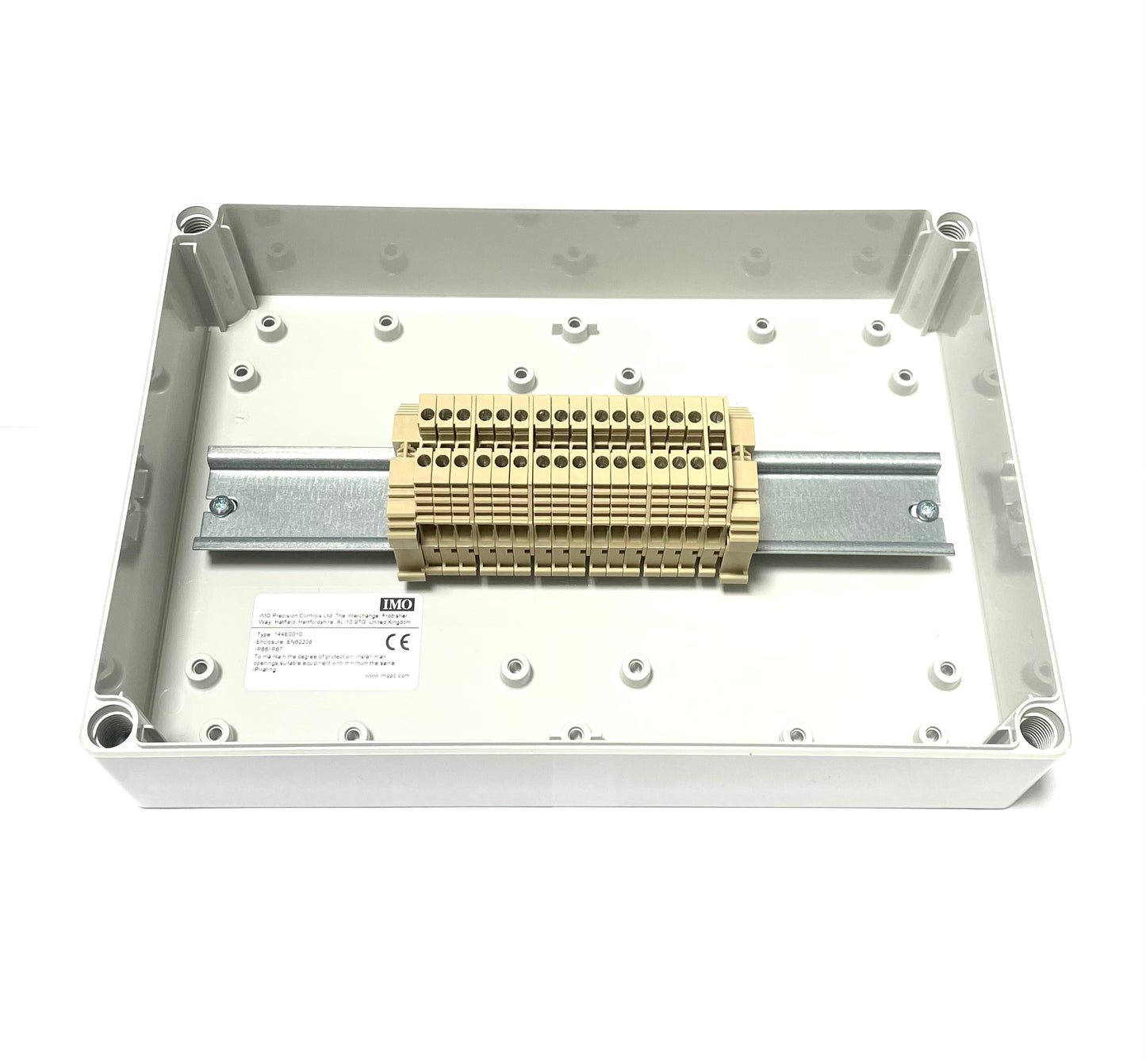 Pre Populated Enclosure - 144E0010 IP66/67 c/w 16 x ER2.5BEIGE