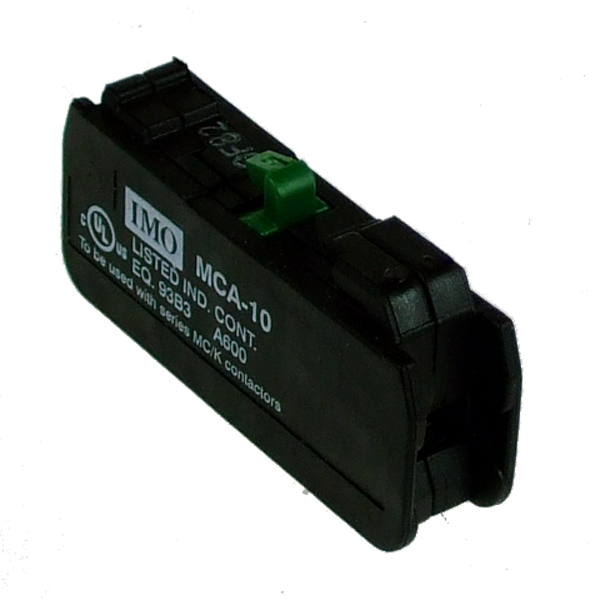 MCA10 - Normally Open Auxiliary Contact - For MC10-MC115 Contactors