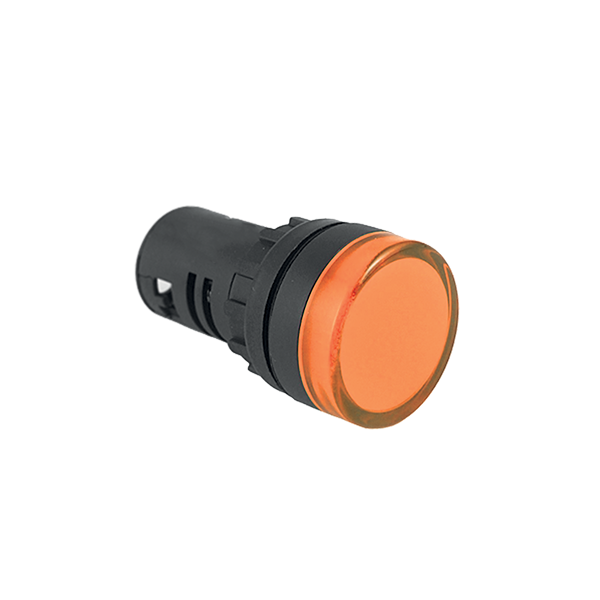 PLGT-XX-ORANGE - Orange 22mm Stag Pilot Light - Various Voltages