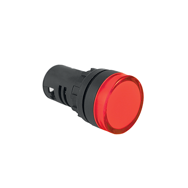 PLGT-XX-RED - Red 22mm Stag Pilot Light - Various Voltages