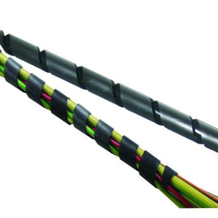 Spiral Wrap 15-80mm Diameter - SW12 - Black or Clear - 25m Reel