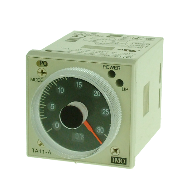 Panel Mount Timer 0.05s-60hr,, Double Pole CO 5A, 11 Pin