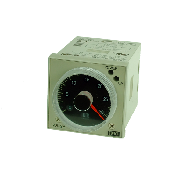 Panel Mount Timer 0.05s-60hr,, SPCO Timed+SPCO Instantaneous