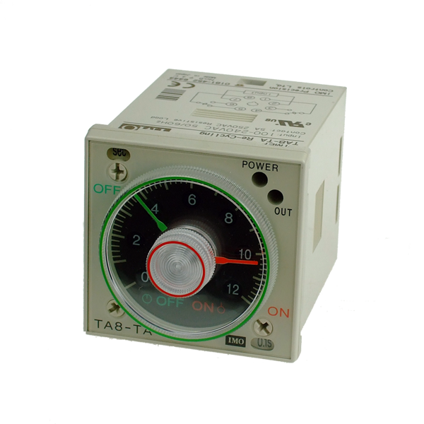 Panel Mount Twin Timer 0.05s-, 60hr, Double Pole CO 5A, 8 Pin