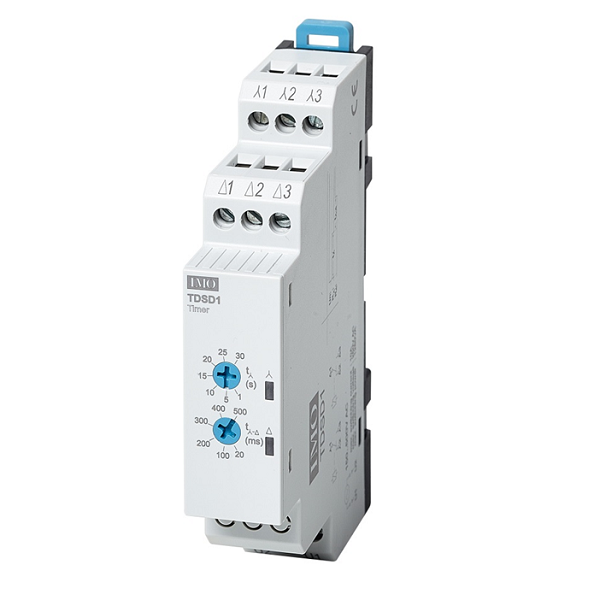 Star/Delta Din Timer, 20s-500m, Two Pole Change Over 10A,