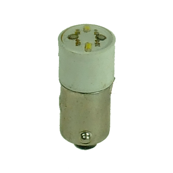 IMO B3-L12-WHITE White LED Lamp 12VAC/DC, For B3F Lamp Holders (BA9S)