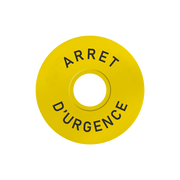 IMO PBS5-ESD60FR Push Button Yellow Disc, ARRET D URGENCE