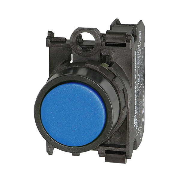 IMO BS3DBLUE/10 Push Button Spring Return, Blue