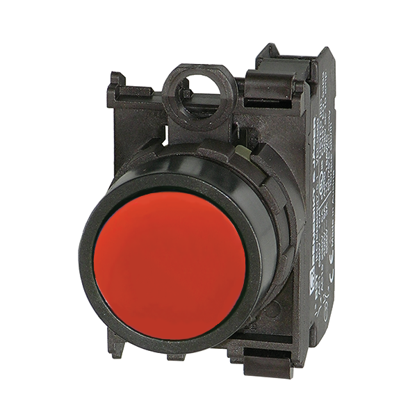 IMO BS3DRED/01 Push Button Spring Return, Red