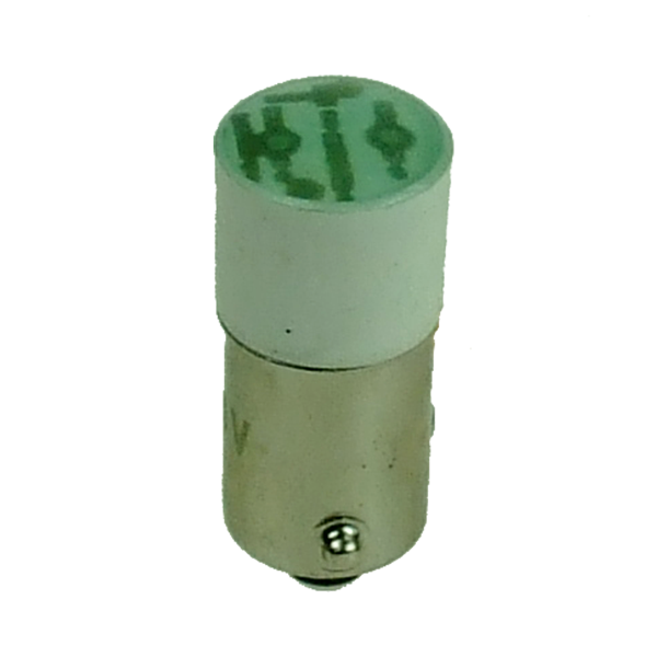 IMO B3-L230-GREEN Green LED Lamp 230V AC, For B3F Lamp Holders (BA9S)