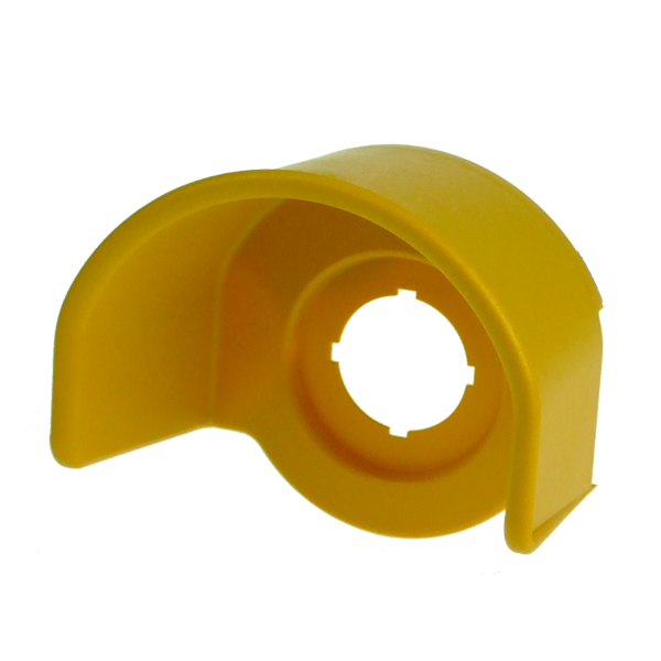 IMO B3-SK-YELLOW Emergency Stop Shroud, 40mm Max Button Diameter