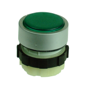 IMO B3DGREEN Push Button Spring Return, Green, Aluminium Bezel
