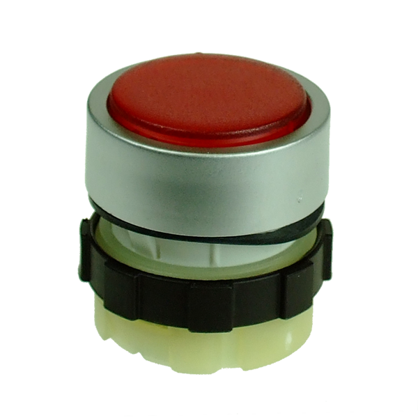 IMO B3DLRED Illuminable Push Button,, Spring Return, Red, Aluminium