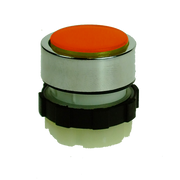IMO BC3DLRED Illuminable Push Button,, Spring Return, Red, Chrome