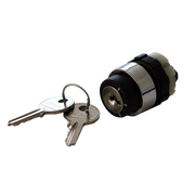 IMO BC3SAR0 Key Switch 2 Position, Maintained, Chrome Bezel