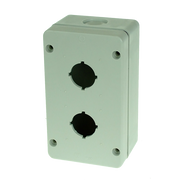 IMO BG2 Pushbutton Enclosure 2 Hole, Grey