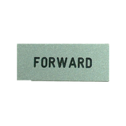 IMO BK4-FORWARD Pushbutton legend plate with, FORWARD marking