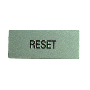 IMO BK4-RESET Pushbutton Legend Plate With, RESET Marking