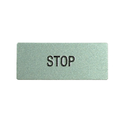 IMO BK4-STOP Pushbutton legend plate with, STOP marking