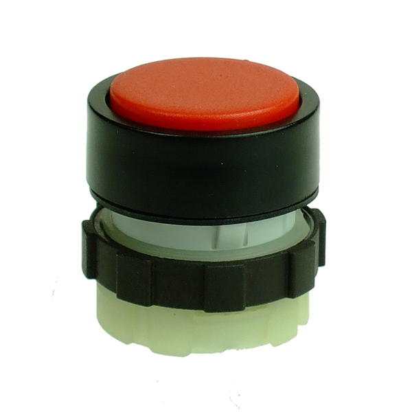 IMO BS3DRED Pushbutton Spring Return, Red, Black Bezel