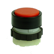IMO BS3DRRED Maintained Pushbutton, Red, Black Bezel