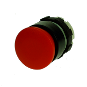 IMO BS3P1RED Pushbutton Mushroom Head 28mm, Actuator, Black Bezel
