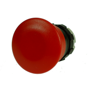IMO BS3P44RED Emergency Stop Push Button, 30mm, Red, Black Bezel,