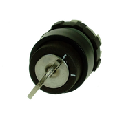 IMO BS3SAT0 Key Switch 2 Position Spring, Return, Black Bezel