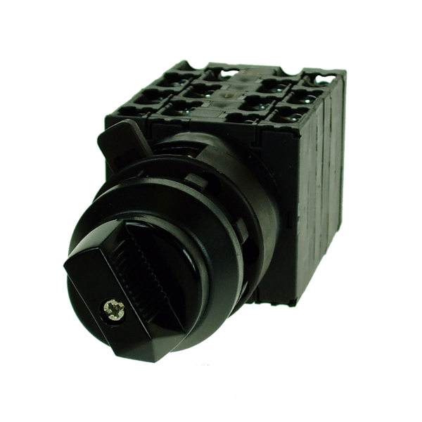 IMO CS20A-F0-ST62+K2 Cam Switch 2 Pole 6 Position, 20Amp, Step, Handle Fitted