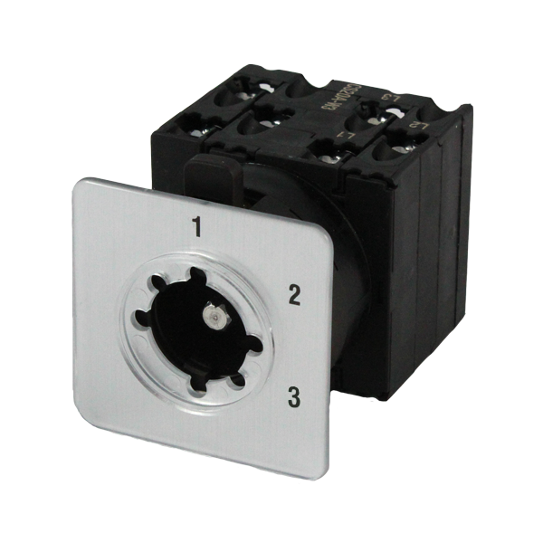 IMO CS20A-ST32 Cam Switch 2 Pole 3 Position, 20Amp, Step, With Legend Plate