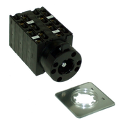 IMO CS20A-ST34 Cam Switch 4 Pole 3 Position, 20Amp, Step, With Legend Plate