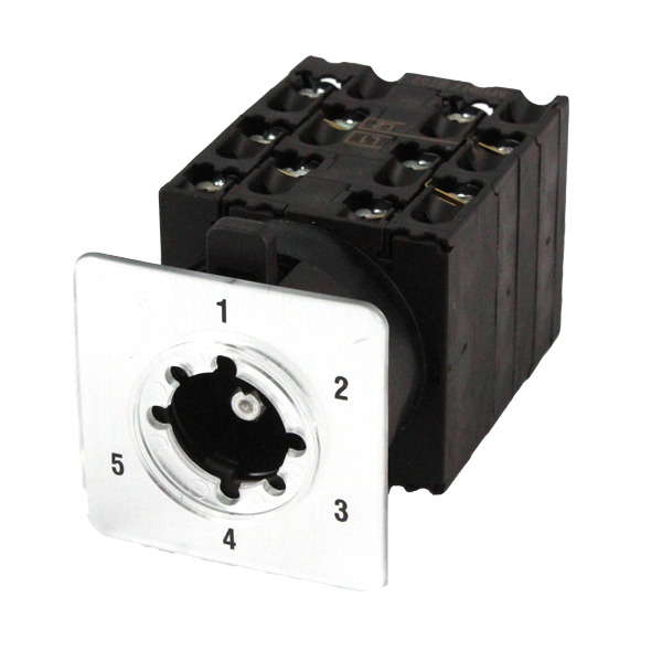 IMO CS20A-ST52 Cam Switch 2 Pole 5 Position, 20Amp, Step, With Legend Plate