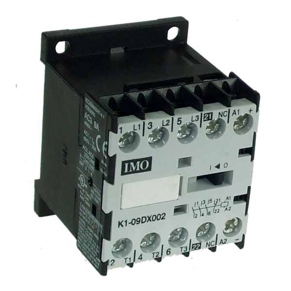 IMO K1-09DX002 Miniature Contactor 9A AC3, 3 Pole   1 Normally Closed