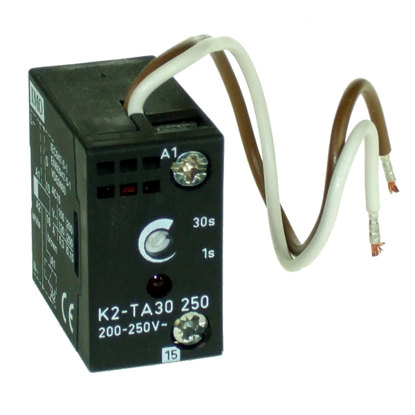 IMO K2-TA30250 Contactor Timer Off-Delay, 1-30s, 200-250V AC
