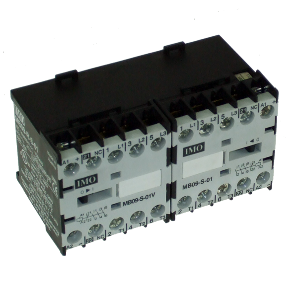 IMO MB09-R-S-01110 MINI CONTACTOR 9AMPS, 4kW, REVERSING PAIR, 110Vac