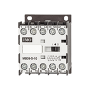 IMO MB09-S-0124 Mini Contactor 3 Pole Open 4kW, 9A AC3, 1 Normally Closed Aux,