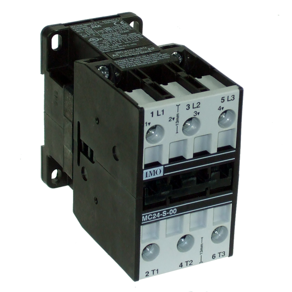 IMO MC24-S-00400 Contactor 3 Pole Open 11kW, 24A AC3, 400V AC Coil